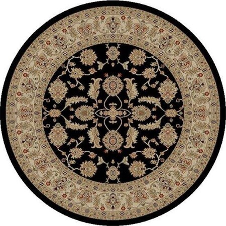 Concord Global Trading Concord Global 44430 5 ft. 3 in. Jewel Antep - Round; Black 44430